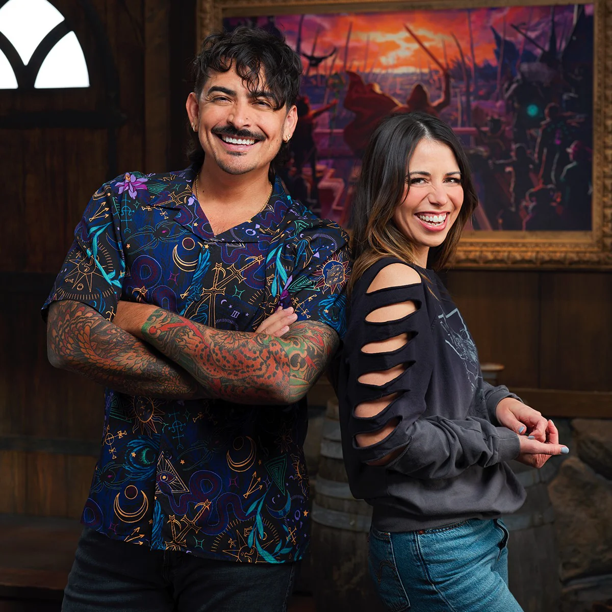 Beauty of Exandria: Creation - Mollymauk Tealeaf Camp Shirt - Image 10