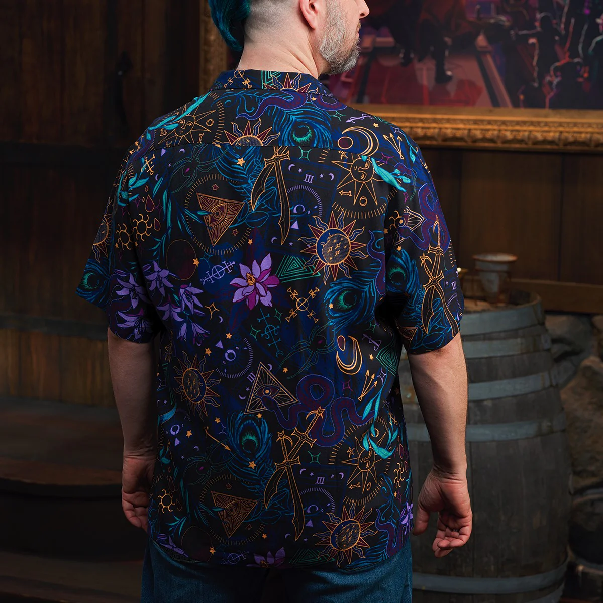 Beauty of Exandria: Creation - Mollymauk Tealeaf Camp Shirt - Image 8