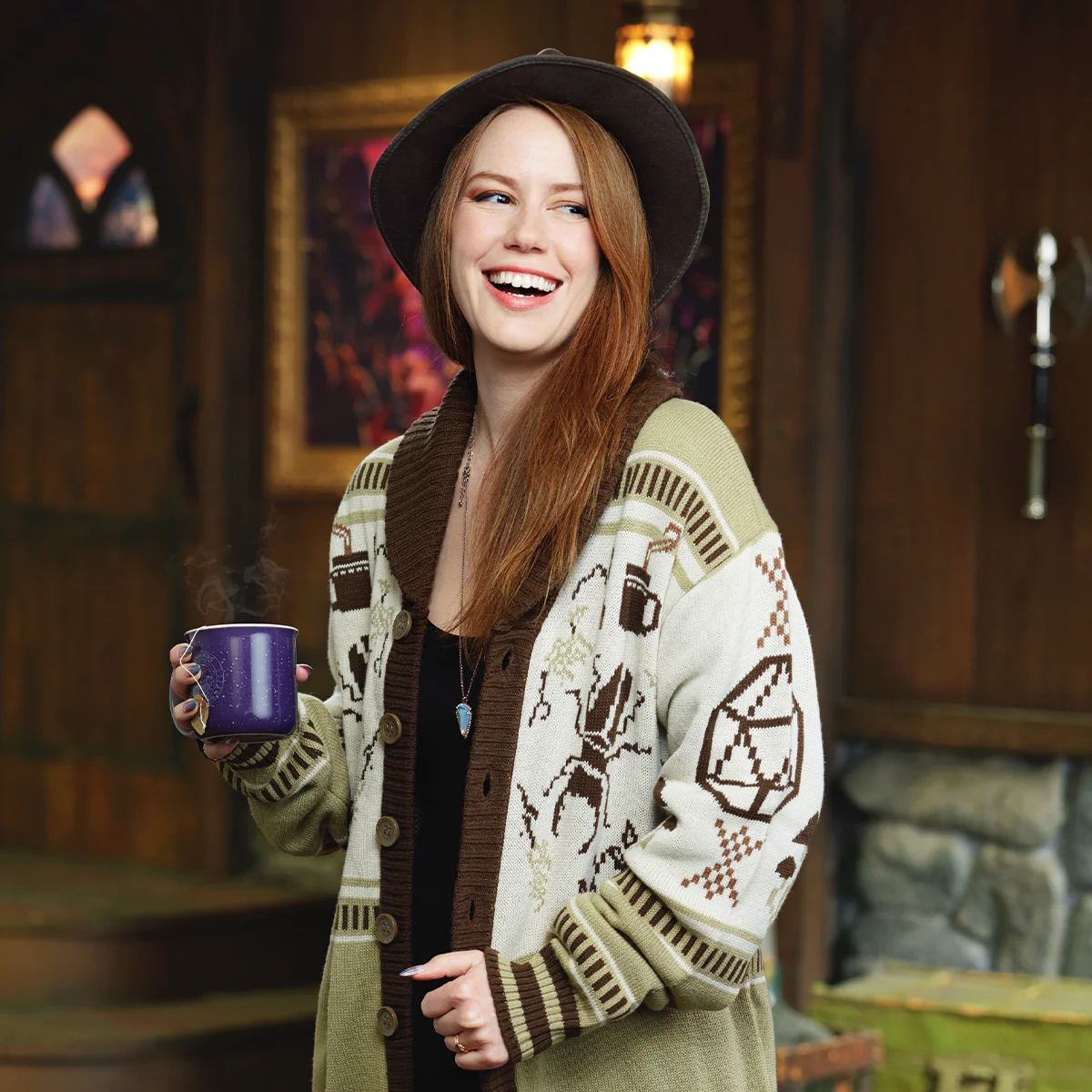 Beauty of Exandria: The Wildes - Caduceus Clay Cardigan Sweater - Image 3