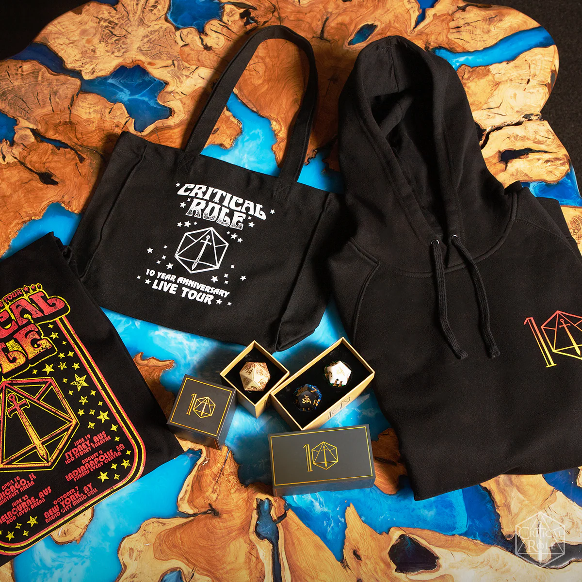 Critical Role 10 Year Anniversary Live Tour T-Shirt - Image 3