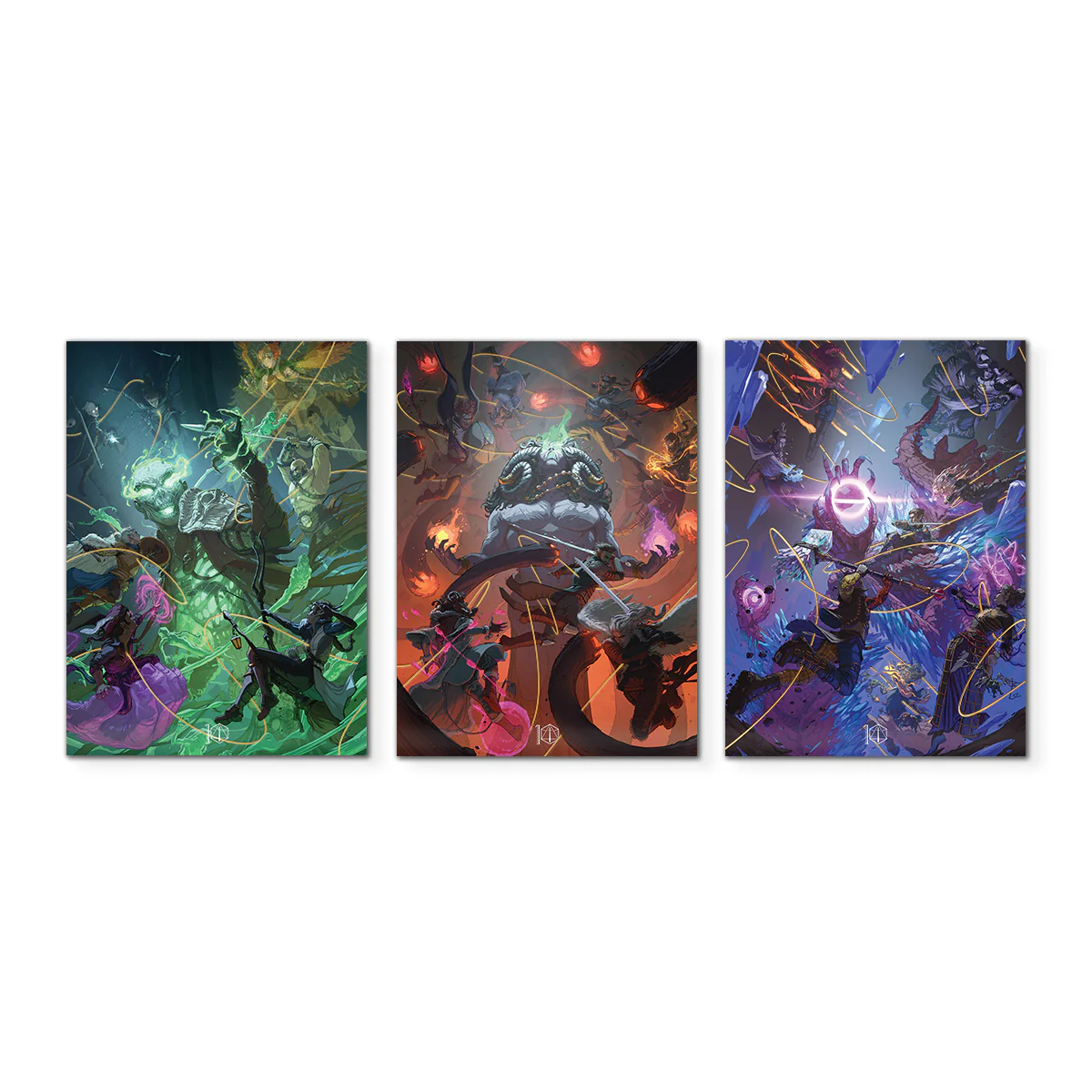 Critical Role 10 Year Anniversary Mighty Nein Poster - Image 3