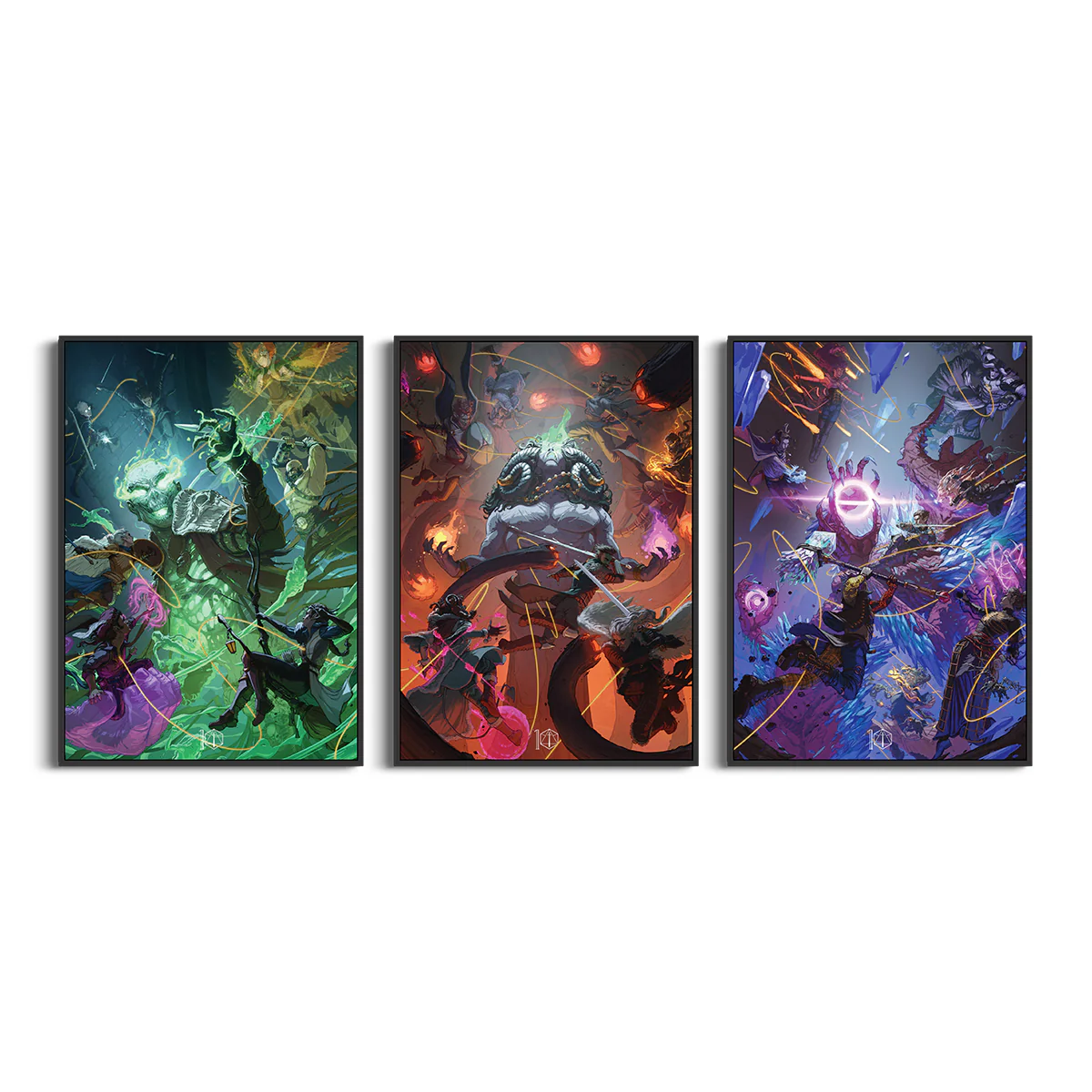 Critical Role 10 Year Anniversary Mighty Nein Poster - Image 4