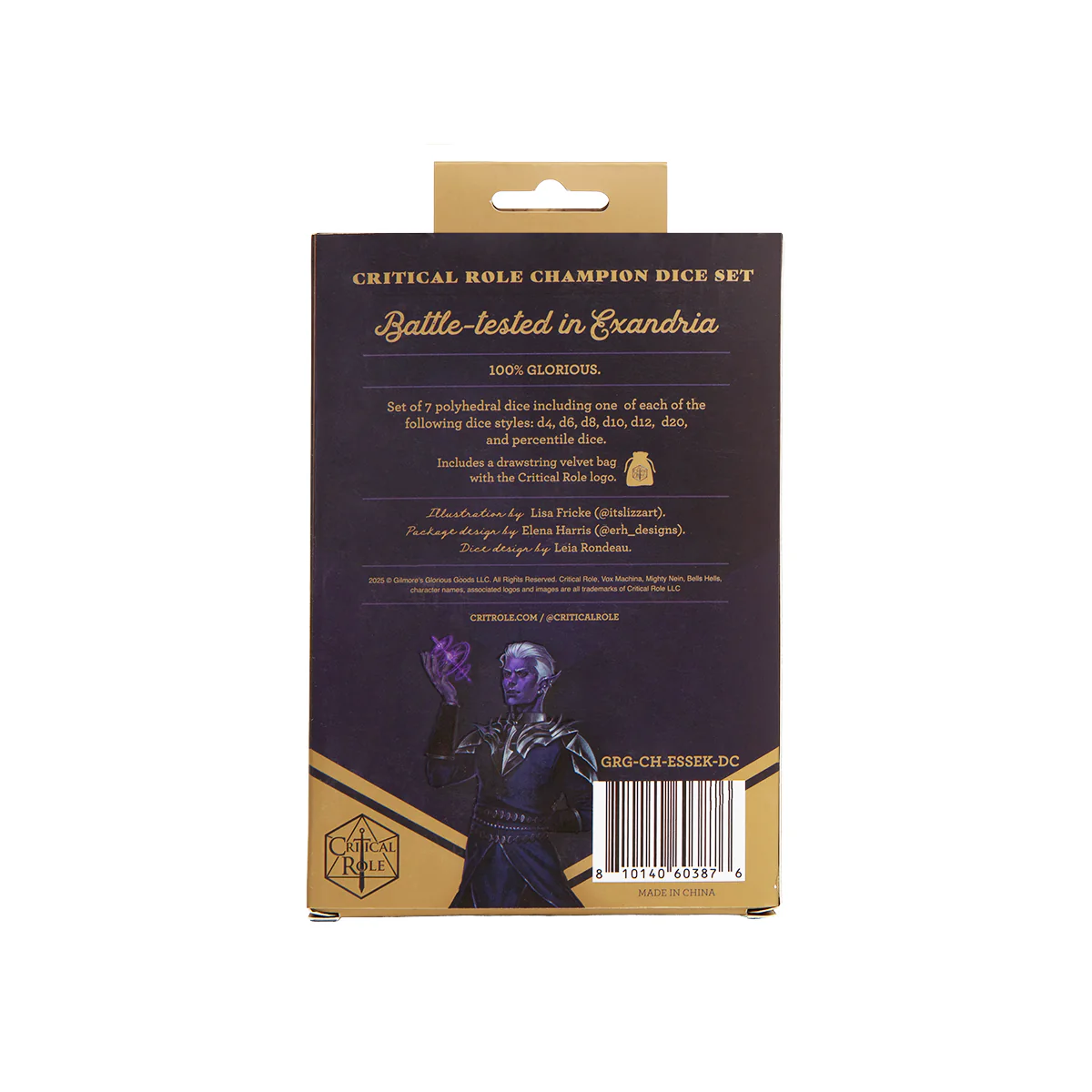 Critical Role Champion Dice Set: Essek Thelyss - Image 8