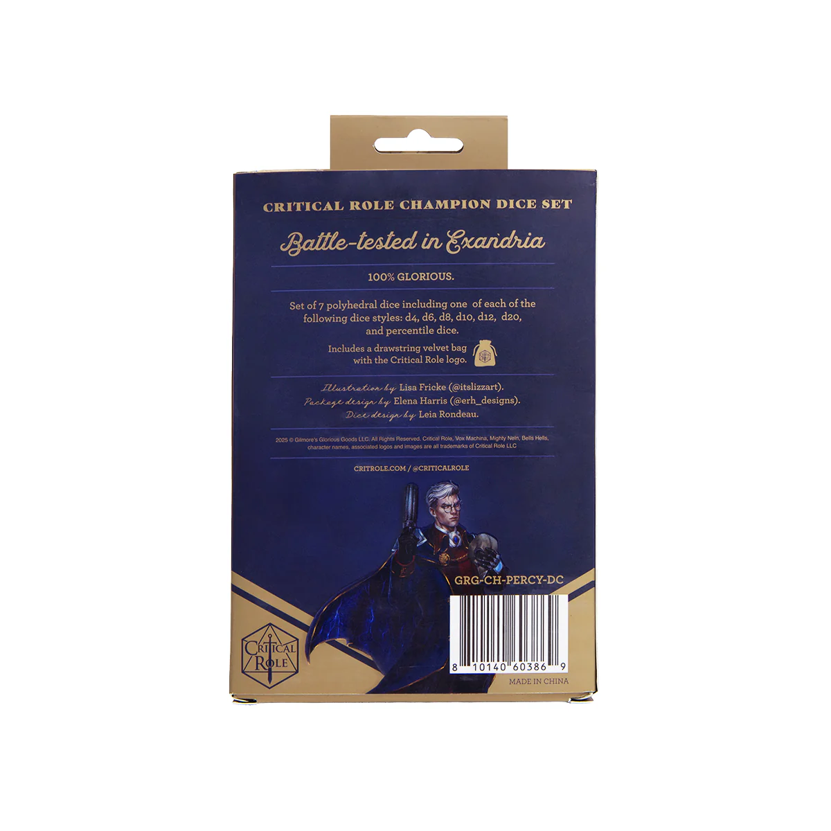 Critical Role Champion Dice Set: Percival Fredrickstein Von Musel Klossowski De Rolo III - Image 8