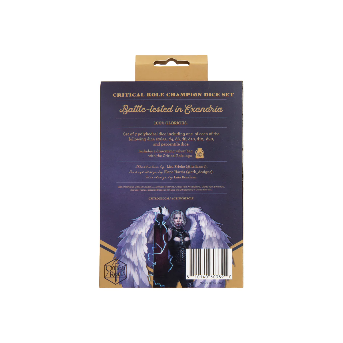 Critical Role Champion Dice Set: Yasha Nydoorin - Image 9