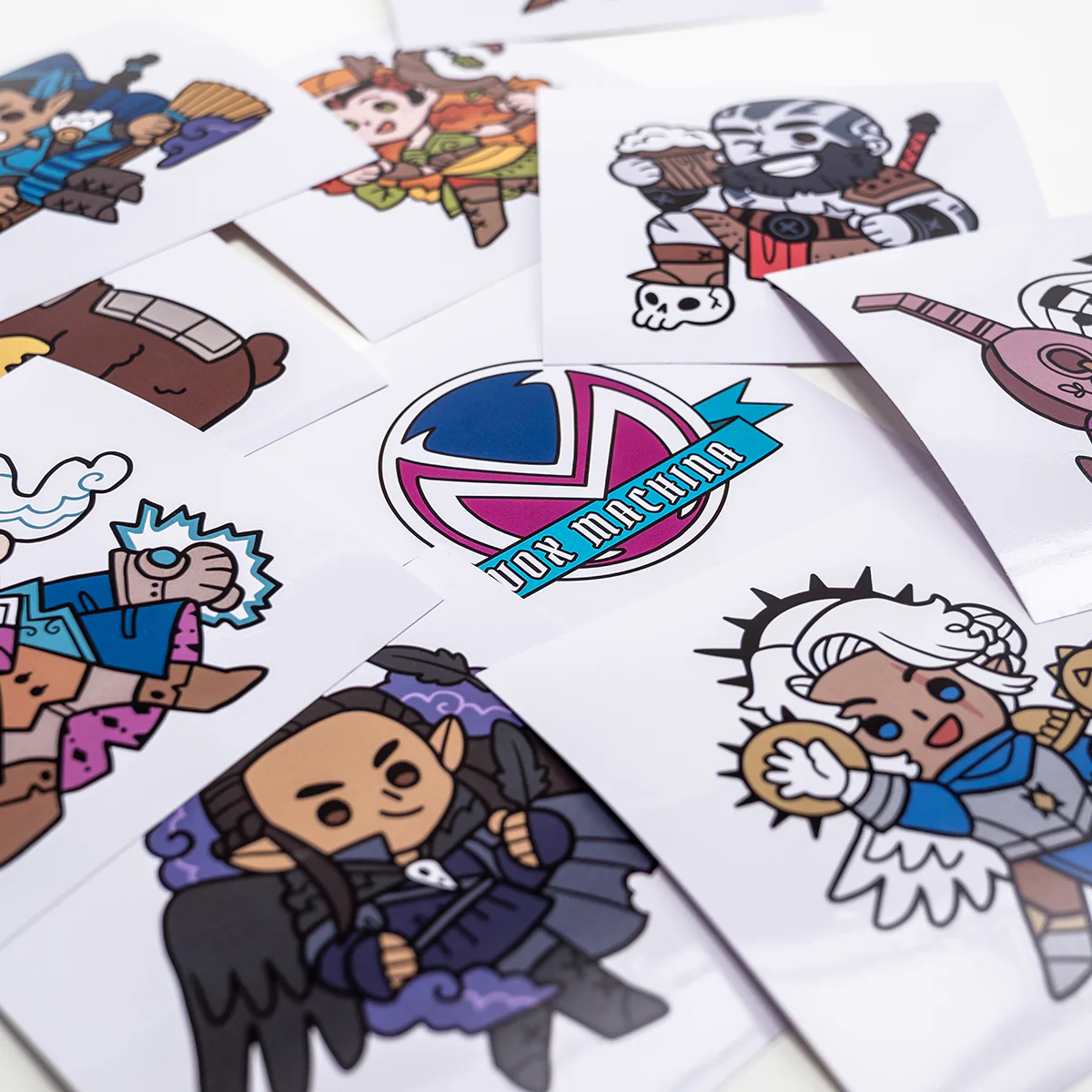 Vox Machina Chibi Vinyl Decals Set 10-Pack - Image 3
