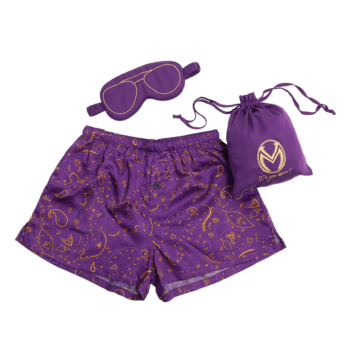 Vox Machina Collection: Scanlan Shorthalt Boxers & Sleep Mask Set - Image 3
